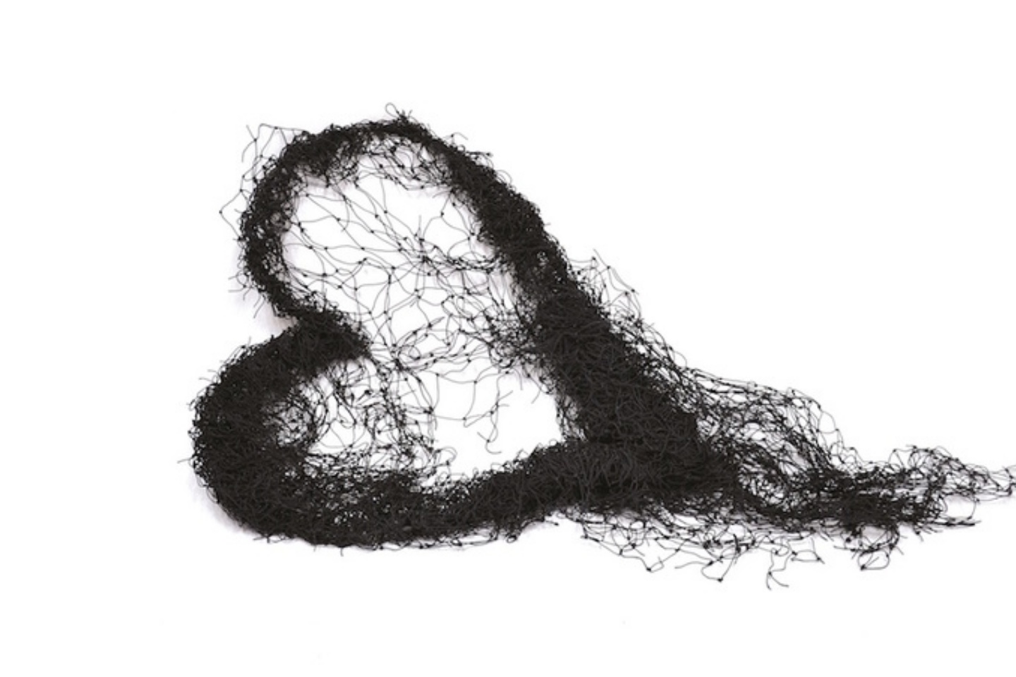Annette Messager, Coeur au repos, 2009 Fil de Fer