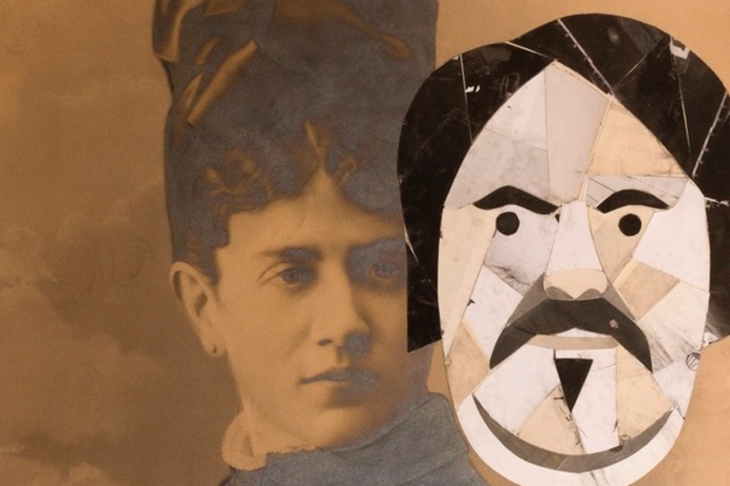 Eduardo Arroyo, Balzac et Madame Hanska, 2014,